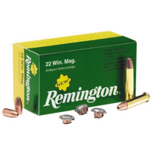 REMINGTON 22WMR 40GR JHP - 1910FPS 50RD 40BX/CS