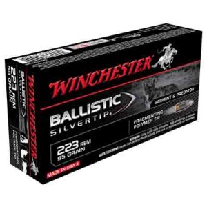 WINCHESTER SUPREME 223 REM - 55GR SILVER-TIP 20RD 10BX/CS