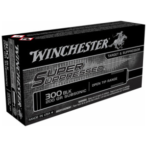 WINCHESTER SUPPRESSED 300 AAC - 200GR FMJ 20RD 10BX/CS