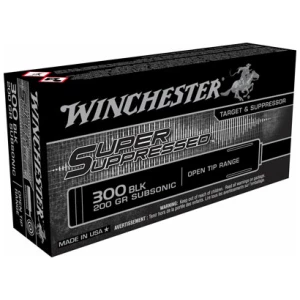 WINCHESTER SUPPRESSED 300 AAC - 200GR FMJ 20RD 10BX/CS