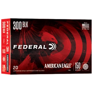FED AM EAGLE 300BLK 150GR FMJ 20/500