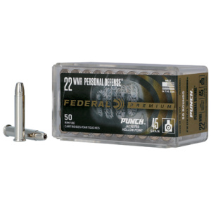 FED PUNCH 22WMR 45GR JHP 50/3000