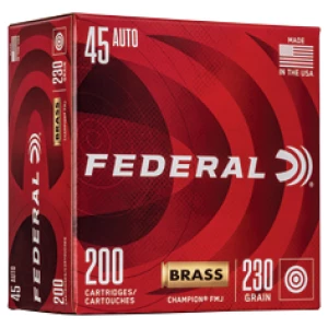 FED CHAMP 45ACP 230GR FMJ 200CT
