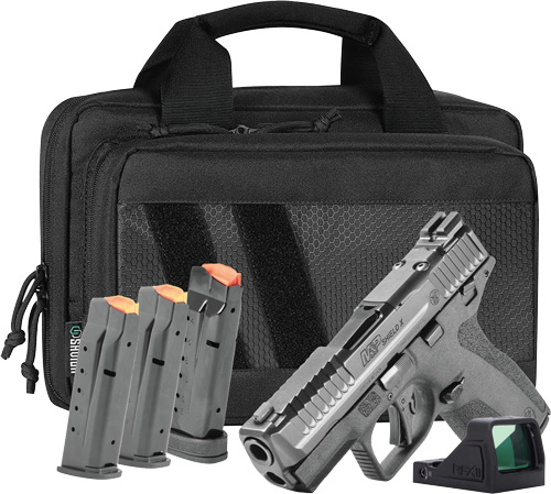 S&W M&P SHIELD X 9MM 3-13/1-15 - RD MAGS THUMB SAFTY 3.6 BUNDLE
