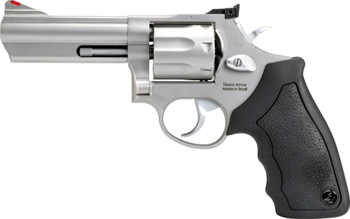 TAURUS 66 357MAG 4" AS 7-SHOT - MATTE STAINLESS STEEL RUBBER - Image 2