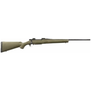 MOSSBERG PATRIOT 243 WIN 22" - FLUTED MATTE SYN OD GREEN STK