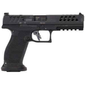 WALTHER PDP MATCH 9MM 5" OR - 10-SHOT BLACK POLYOMER FRAME