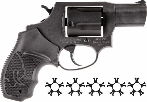 TAURUS 905 9MM 2" FS 5-SHOT - BLUED RUBBER