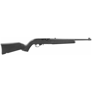 RUGER 10/22 22LR 16.4" THREAD - BARREL BLACK POLYMER STOCK