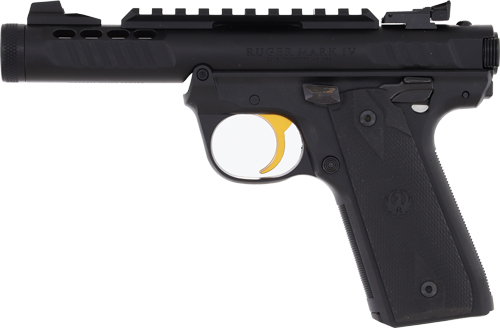RUGER MARK IV 22/45 LITE 22LR - 4.4" AS THREADED BLACK - Image 2
