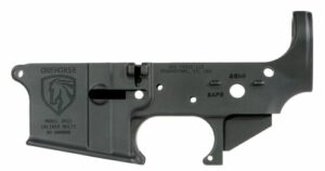 ONE HORSE AR15 STRIPPED LOWER - RECEIVER ALUMINUM BLACK
