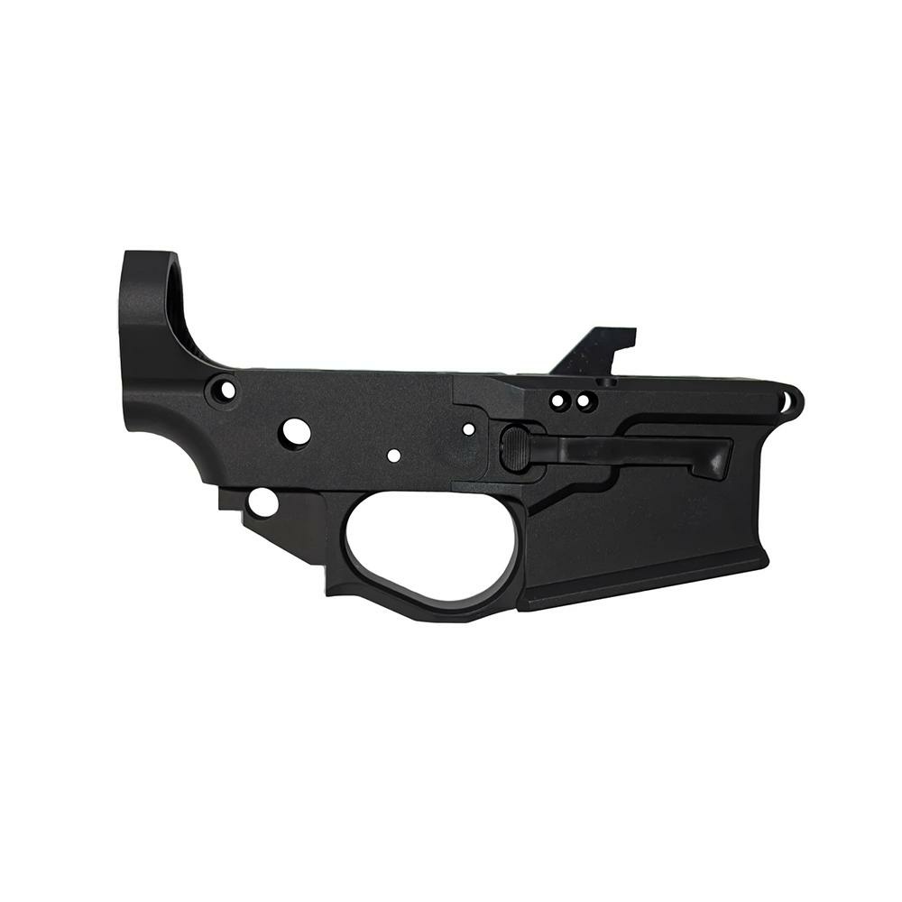 Combat Armory Billet AR-9 Lower Receiver Stripped with Mag Release and Ejector Black
