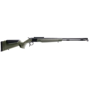 CVA OPTIMA 50 cal Muzzleloader Nitride Stainless Barrel | OD Green V3 - 0 MOA Pic Rail
