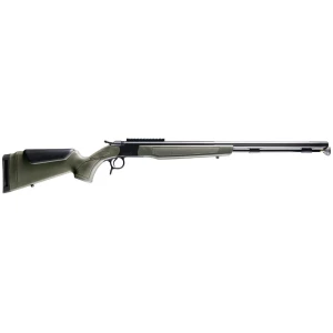 CVA OPTIMA 50 cal Muzzleloader Nitride Stainless Barrel | OD Green V3 - 0 MOA Pic Rail