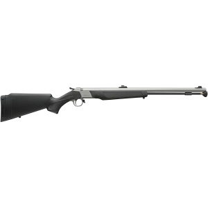 CVA Wolf V2 Northwest Camo Muzzleloader SS/Black 50Cal(FOS)Ambi adj stockQRBP quik rel brch plg Musket cap ignition