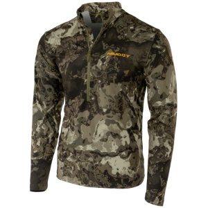 Muddy TR Lightweight Quarter Zip Long Sleeve Shirt Veil Canyon Grey M