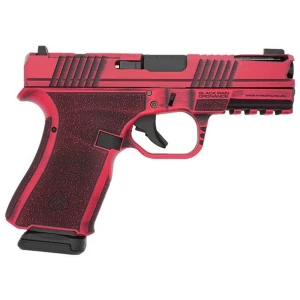 Black Rain Ordnance Frontline+ Handgun 9mm Luger 15rd Magazine 3.75" Barrel Firehouse Red Battleworn
