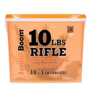 Sonic Boom 1 lb Exploding Rifle Targets 10/ct Bucket