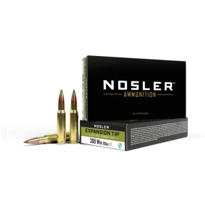 Nosler E-Tip Rifle Ammunition .308 Win 168gr ET 2750 fps 20/ct