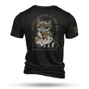 Nine Line Tactical Trash Panda Tri-Blend T-Shirt Black 3XL