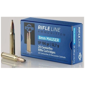 PRIVI 8MM MAUSER FMJ 198GR 20 RDS