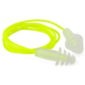 Radians Resistor II High Visibility Reusable Earplugs 27dB 3/ct