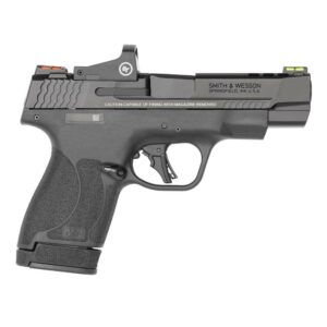 S&W Performance Center M&P 9 Shield Plus Crimson Trace Handgun 9mm Luger 10rd & 13rd Magazines (2) 4" Ported Barrel Black
