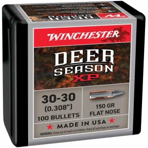 Winchester Deer Season XP Rifle Bullets 30-30 WIN 150 gr 100/ct