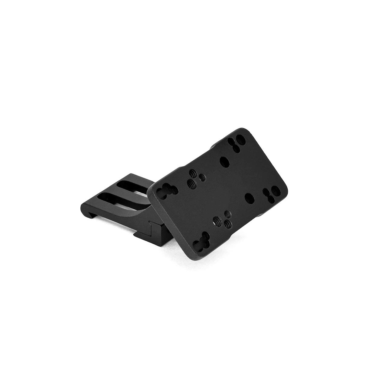 Warne Red-Dot Riser 45 deg Offset Reflex Mount - Right Hand