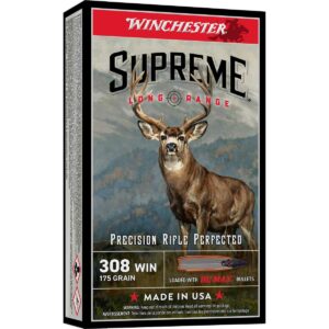 Winchester Supreme Long Range Rifle Ammunition .308 Win 175gr PT 2780 fps 20/ct