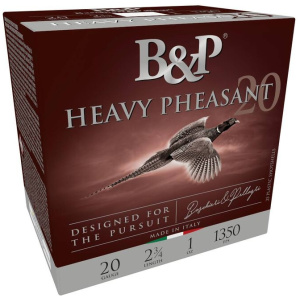 B&P Heavy Pheasant Shotshells 20ga 3'' 1-1/4oz 1300 fps #6 25/ct