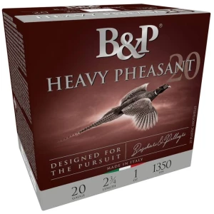 B&P Heavy Pheasant Shotshells 20ga 3'' 1-1/4oz 1300 fps #6 25/ct