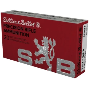Sellier & Bellot Rifle Bullets 7.62x54R Match 174 gr HPBT 2585 fps 20/ct