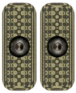 MI LEVER STOCK G10 M-LOK PANEL - OD GREEN/BLACK 2-PACK