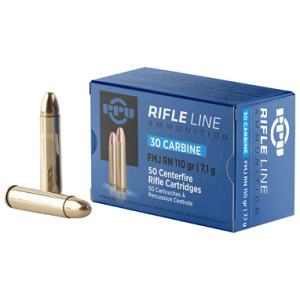 PPU .30 CARBINE 110GR FMJ 50/500