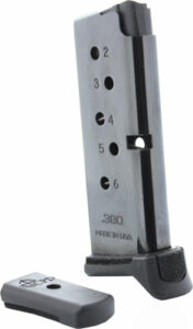 CPD MAGAZINE RUGER LCP - 380ACP 6RD GLOSS BLACK
