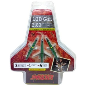 SWHACKER BROADHEAD 2-BLADE - 100GR 2" CUT 3/PK
