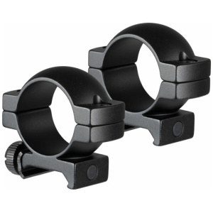 TRUGLO RINGS 1" MEDIUM MATTE - BLACK WEAVER/PICATINNY ALUMNM
