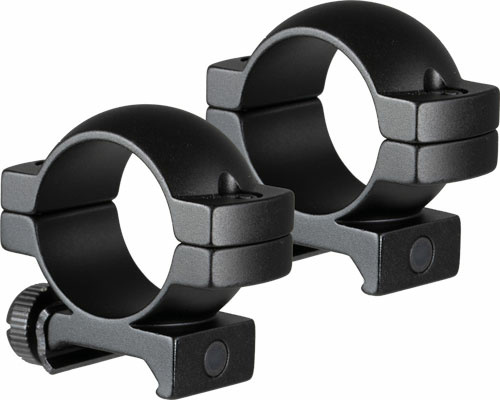 TRUGLO RINGS 1" MEDIUM MATTE - BLACK WEAVER/PICATINNY ALUMNM