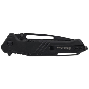 S&W KNIFE EXTREME OPS 3" TANTO - W/GLASS BREAKER BLACK/BLACK