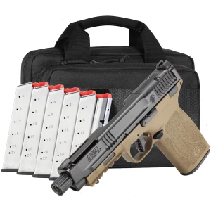 SMITH AND WESSON M&P5.7 OR 5.7X28 BK/FDE TB PKG