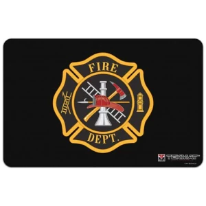 TEKMAT ARMORERS BENCH MAT - 11"X17" FIREMANS SHIELD