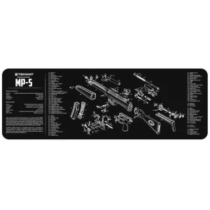 TEKMAT ARMORERS BENCH MAT - 12"X36" HECKLER & KOCH MP5