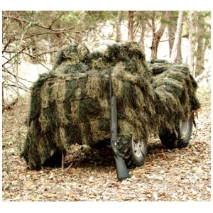 RED ROCK GHILLIE BLIND 5'X12' - WOODLAND CAMOUFLAGE NETTING