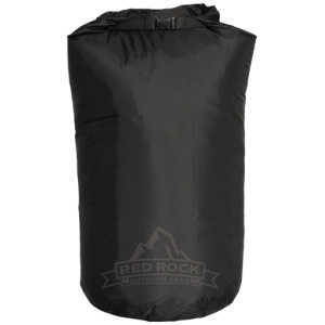 RED ROCK ROLL TOP DRY BAG - 13 LITER WATERPROOF BLACK