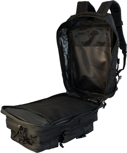 RED ROCK LARGE ASSAULT PACK - BLACK W/ WEBBING - Image 2