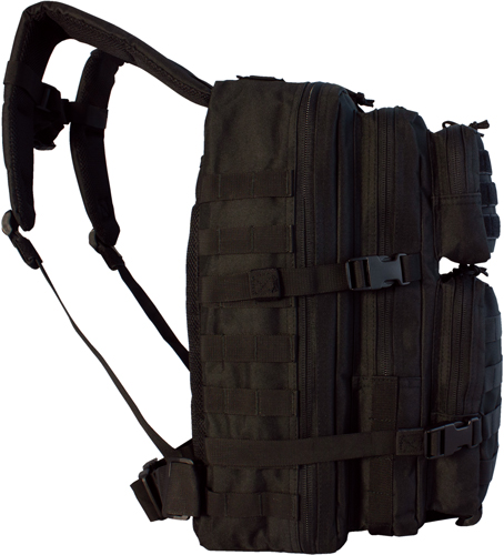 RED ROCK LARGE ASSAULT PACK - BLACK W/ WEBBING - Image 3