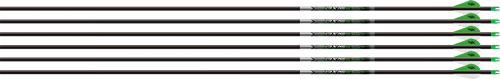 EASTON AXIS 5MM 500 W/ HALFOUT - 6-PACK W/ 2" BLAZER VANES