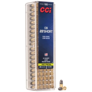 CCI CB 22 SHORT 29GR LEAD-RN - 710FPS 100RD 50BX/CS