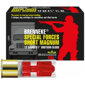 BRENNEKE USA SHORT MAG 12GA - 2.75" SLUG 5RD 50BX/CS